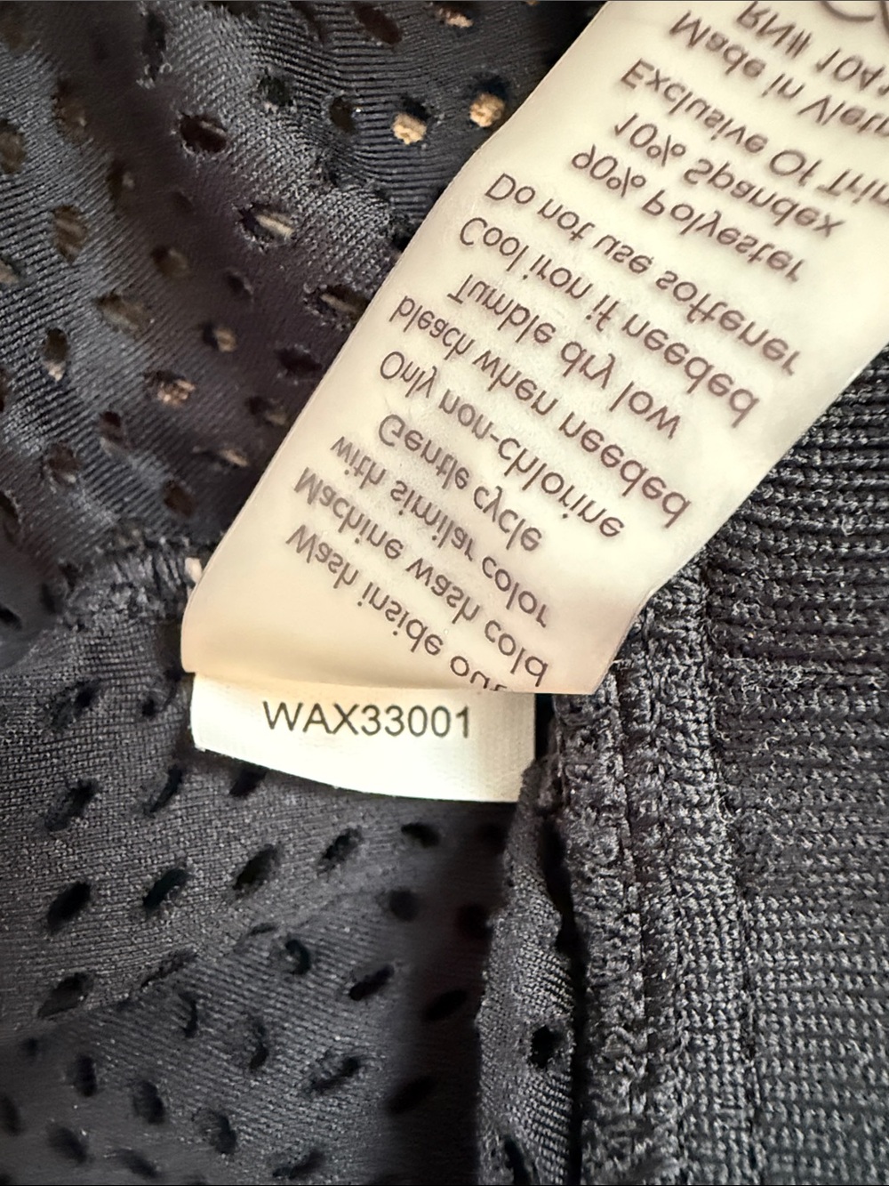 Calia Black Perforated Zip-Front Bomber Jacket - Picture 4 of 11